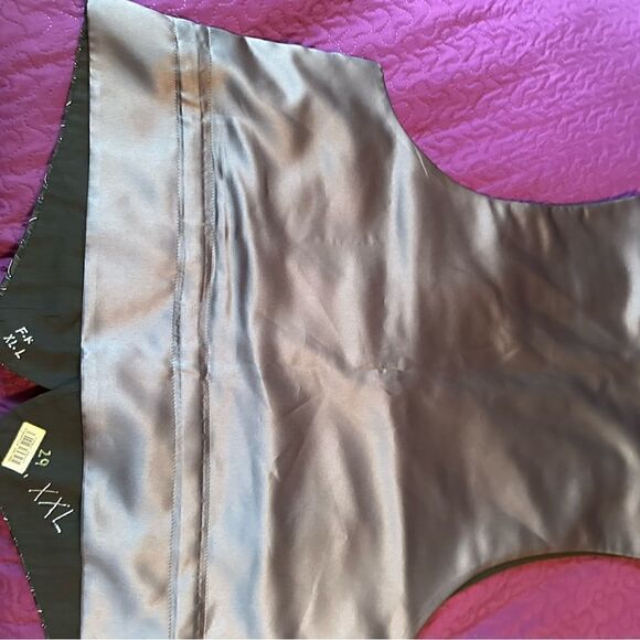 Bracci tux vest XLL - gray and back - adjustable back - Picture 3 of 5